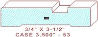 Door/Window Casing 3-1/2" - 53 Door/Window Casing 3-1/2" - 53
