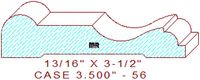 Door/Window Casing 3-1/2" - 56 Door/Window Casing 3-1/2" - 56