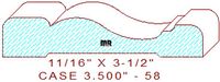 Door/Window Casing 3-1/2" - 58