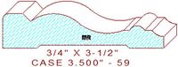 Door/Window Casing 3-1/2" - 59 Door/Window Casing 3-1/2" - 59