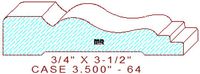 Door/Window Casing 3-1/2" - 64