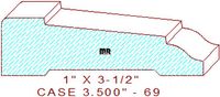 Door/Window Casing 3-1/2" - 69 Door/Window Casing 3-1/2" - 69