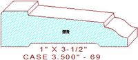 Door/Window Casing 3-1/2" - 69