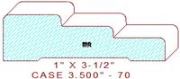 Door/Window Casing 3-1/2" - 70 Door/Window Casing 3-1/2" - 70
