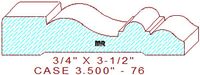 Door/Window Casing 3-1/2" - 76 Door/Window Casing 3-1/2" - 76