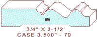 Door/Window Casing 3-1/2" - 79 Door/Window Casing 3-1/2" - 79