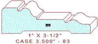 Door/Window Casing 3-1/2" - 83 Door/Window Casing 3-1/2" - 83