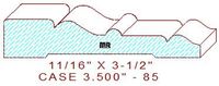 Door/Window Casing 3-1/2" - 85 Door/Window Casing 3-1/2" - 85
