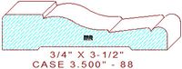 Door/Window Casing 3-1/2" - 88 Door/Window Casing 3-1/2" - 88