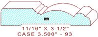 Door/Window Casing 3-1/2" - 93 Door/Window Casing 3-1/2" - 93