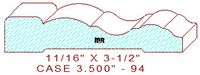 Door/Window Casing 3-1/2" - 94 Door/Window Casing 3-1/2" - 94