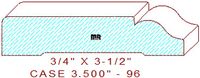 Door/Window Casing 3-1/2" - 96