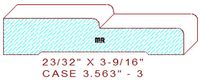 Door/Window Casing 3-9/16" - 3 Door/Window Casing 3-9/16" - 3