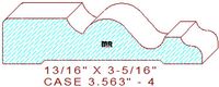 Door/Window Casing 3-9/16" - 4 Door/Window Casing 3-9/16" - 4
