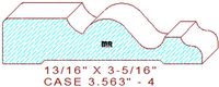 Door/Window Casing 3-9/16" - 4