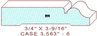 Door/Window Casing 3-9/16" - 6 Door/Window Casing 3-9/16" - 6