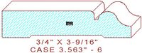 Door/Window Casing 3-9/16" - 6