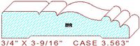 Door/Window Casing 3-9/16" Door/Window Casing 3-9/16"