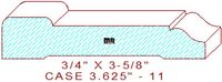 Door/Window Casing 3-5/8" - 11 Door/Window Casing 3-5/8" - 11