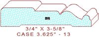 Door/Window Casing 3-5/8" - 13 Door/Window Casing 3-5/8" - 13