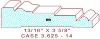 Door/Window Casing 3-5/8" - 14 Door/Window Casing 3-5/8" - 14