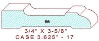 Door/Window Casing 3-5/8" - 17 Door/Window Casing 3-5/8" - 17