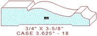 Door/Window Casing 3-5/8" - 18 Door/Window Casing 3-5/8" - 18