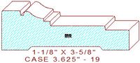 Door/Window Casing 3-5/8" - 19 Door/Window Casing 3-5/8" - 19