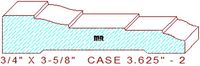 Door/Window Casing 3-5/8" - 2 Door/Window Casing 3-5/8" - 2