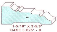 Door/Window Casing 3-5/8" - 9 Door/Window Casing 3-5/8" - 9