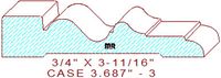 Door/Window Casing 3-11/16" - 3 Door/Window Casing 3-11/16" - 3