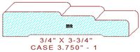 Door/Window Casing 3-3/4" - 1 Door/Window Casing 3-3/4" - 1