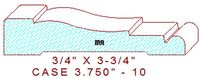 Door/Window Casing 3-3/4" - 10 Door/Window Casing 3-3/4" - 10