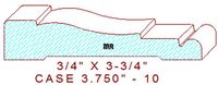 Door/Window Casing 3-3/4" - 10