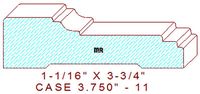Door/Window Casing 3-3/4" - 11 Door/Window Casing 3-3/4" - 11
