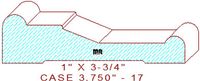 Door/Window Casing 3-3/4" - 17 Door/Window Casing 3-3/4" - 17