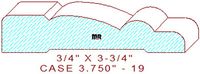 Door/Window Casing 3-3/4" - 19