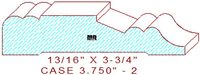 Door/Window Casing 3-3/4" - 2 Door/Window Casing 3-3/4" - 2