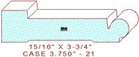 Door/Window Casing 3-3/4" - 21 Door/Window Casing 3-3/4" - 21