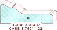 Door/Window Casing 3-3/4" - 22 Door/Window Casing 3-3/4" - 22