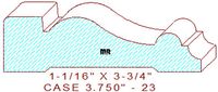 Door/Window Casing 3-3/4" - 23 Door/Window Casing 3-3/4" - 23