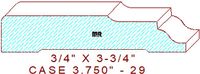 Door/Window Casing 3-3/4" - 29 Door/Window Casing 3-3/4" - 29