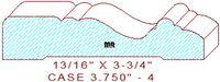 Door/Window Casing 3-3/4" - 4 Door/Window Casing 3-3/4" - 4