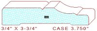 Door/Window Casing 3-3/4" Door/Window Casing 3-3/4"