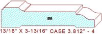 Door/Window Casing 3-13/16" - 4