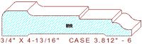 Door/Window Casing 3-13/16" - 6 Door/Window Casing 3-13/16" - 6