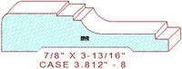 Door/Window Casing 3-13/16" - 8