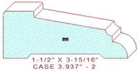 Door/Window Casing 3-15/16" - 2 Door/Window Casing 3-15/16" - 2