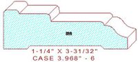 Door/Window Casing 3-31/32" - 6 Door/Window Casing 3-31/32" - 6