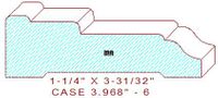 Door/Window Casing 3-31/32" - 6